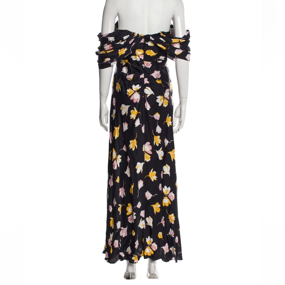 Self-Portrait Black Floral Maxi Dress - Picture 7 of 13